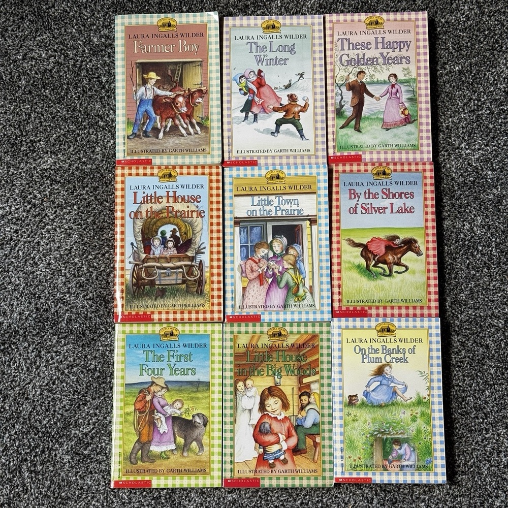 1994 Little House on the Prairie Complete 9-Book Box Set by Laura Ingalls Wilder